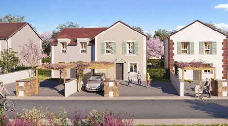 Programme immobilier neuf LES MAISONS DU COTEAU - Champlan maisons avec jardin proche gare et commodités (91160) - Référence : 14076