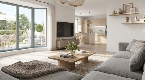 Programme immobilier neuf Domaine des Jeunes Bois (78) - Châteaufort cadre résidentiel proche Paris appartements et maisons (78117) - Référence : 17149