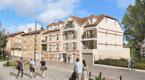 Programme immobilier neuf PAVILLON GARNIER - Châtenay-Malabry : Résidence T2–T5 avec cadre pavillonnaire et confort optimisé proche des commodités (92290) - Référence : 6385
