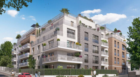 Programme immobilier neuf Les Terrasses du Belvédère - Châtillon : logements neufs proches du tramway T6 et du centre-ville (92320) - Référence : 9313