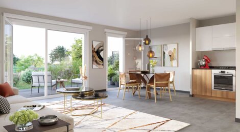 Programme immobilier neuf Le Clos Chantereine - Chelles : logements neufs proches du centre commercial Terre-Ciel, confort et espaces extérieurs (77500) - Référence : 15683