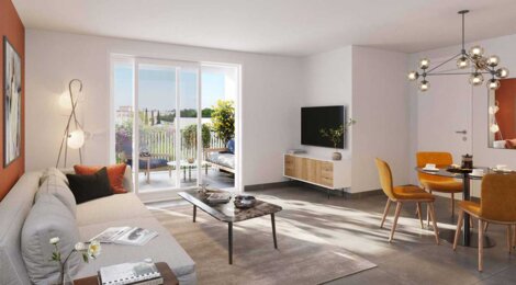 Programme immobilier neuf Le Clos Chantereine - Chelles : logements neufs proches du centre commercial Terre-Ciel, confort et espaces extérieurs (77500) - Référence : 15683