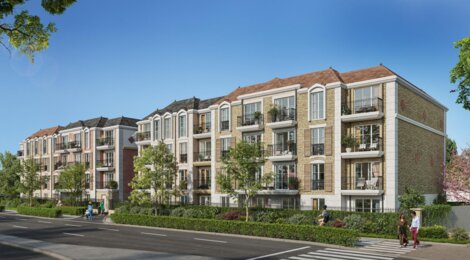 Programme immobilier neuf Le Clos Chantereine - Chelles : logements neufs proches du centre commercial Terre-Ciel, confort et espaces extérieurs (77500) - Référence : 15683