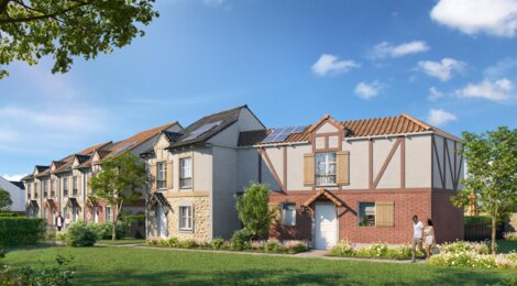 Programme immobilier neuf Le Clos Chantereine - Chelles : logements neufs proches du centre commercial Terre-Ciel, confort et espaces extérieurs (77500) - Référence : 15683