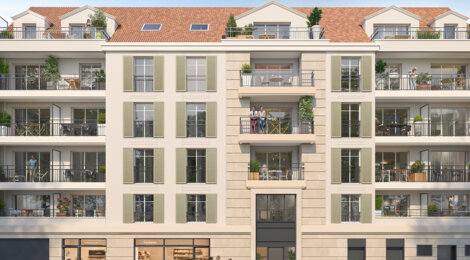 Programme immobilier neuf L'ATRIUM - Chennevières-sur-Marne RER A accessible en bus (94430) - Référence : 18266