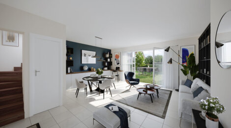 Programme immobilier neuf Les Demeures des Coteaux - Chennevières-sur-Marne : Résidence T4–T5 avec cadre verdoyant et confort optimisé proche des commodités (94430) - Référence : 14383