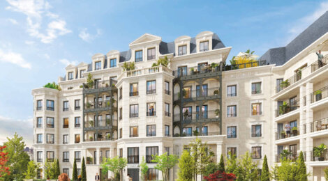Programme immobilier neuf Panorama Beaurivage - Les Naïades - Clamart adresse résidentielle proche Bois de la Garenne (92140) - Référence : 17431