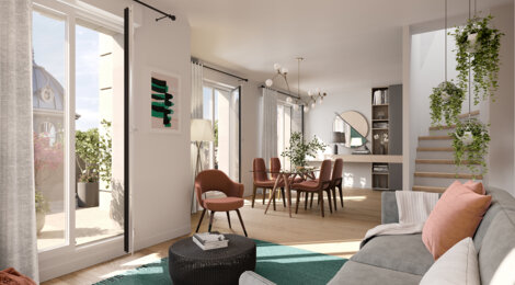 Programme immobilier neuf Panorama Beaurivage - Montsouris - Clamart résidence haussmannienne proche T6 (92140) - Référence : 17430