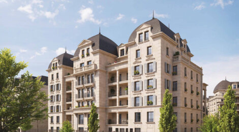 Programme immobilier neuf Panorama Beaurivage - Bagatelle - Clamart résidence néoclassique près du Square Hélène Boucher (92140) - Référence : 17432