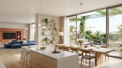 Programme immobilier neuf LATITUDE SEINE - Clichy logements du studio au 5 pièces près de Paris (92110) - Référence : 17818