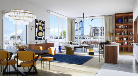 Programme immobilier neuf CARRÉ MARTRE - Clichy proche de Paris par la ligne 14 (92110) - Référence : 16213