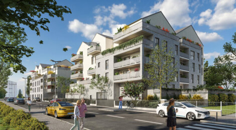 Programme immobilier neuf Coeur Gaïa - Clichy-sous-Bois appartements neufs dans quartier vivant (93390) - Référence : 17297
