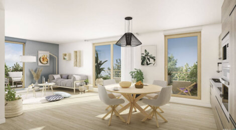 Programme immobilier neuf NOEME -  Clichy-sous-Bois : logements neufs sécurisés et verdoyants proche des transports (93390) - Référence : 17331