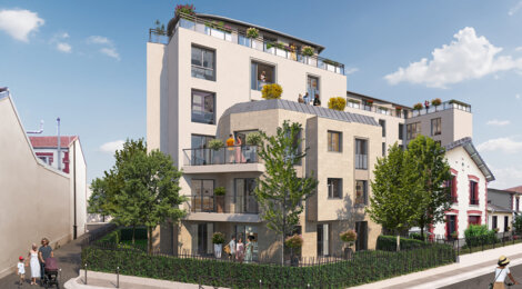 Programme immobilier neuf Villa Gabrielle - Colombes à proximité du tramway T2 et des quais de Seine (92700) - Référence : 16604