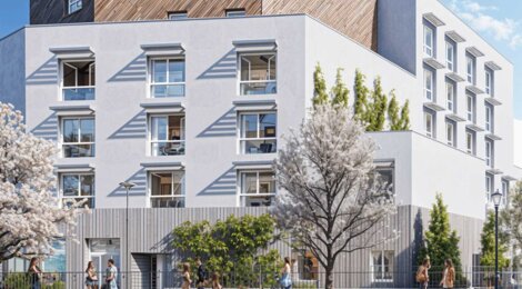 Programme immobilier neuf OPUS - Colombes à résidence étudiante à 5 min de marche du tramway ligne 2 (92700) - Référence : 16602