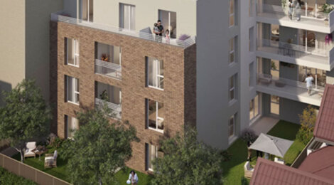 Programme immobilier neuf Esprit Valmy - Colombes cadre urbain proche gare du Stade et tram T1 (92700) - Référence : 17616