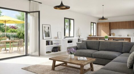 Programme immobilier neuf ESPRIT VILLAGE - Crespières campagne proche ligne de bus ralliant le Transilien N (78121) - Référence : 12531