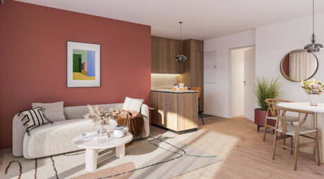 Programme immobilier neuf Les Terrasses des Prévôts - Crosne à quelques minutes à vélo du RER D (91560) - Référence : 16521
