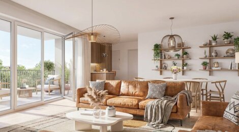 Programme immobilier neuf Les Terrasses des Prévôts - Crosne à quelques minutes à vélo du RER D (91560) - Référence : 16521