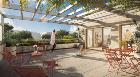 Programme immobilier neuf Le 49 Cauchoix -  Deuil-La-Barre : logements neufs sécurisés et verdoyants proche des commodités (95170) - Référence : 15418