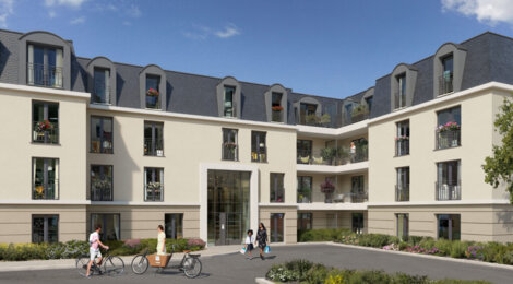 Programme immobilier neuf Le Domaine du Roi - Dourdan : logements neufs sécurisés et verdoyants proche des commodités (91410) - Référence : 15073