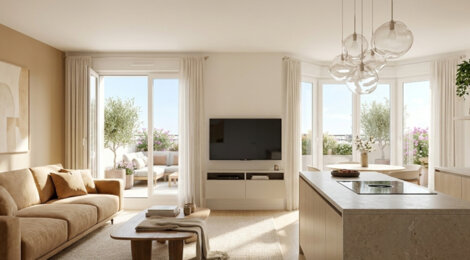 Programme immobilier neuf Le Domaine du Roi - Dourdan : logements neufs sécurisés et verdoyants proche des commodités (91410) - Référence : 15073