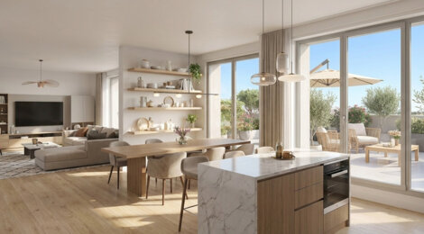 Programme immobilier neuf Le 58 Jaurès - Drancy, appartements du 1 au 4 pièces proches RER B et métro (93700) - Référence : 17656