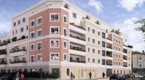 Programme immobilier neuf Le 259 Jaurès - Drancy cadre urbain proche tram T1 et RER B (93700) - Référence : 17658