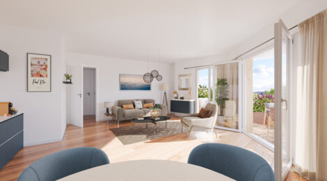 Programme immobilier neuf Le 225 - Drancy : logements neufs sécurisés et lumineux proche de la gare RER B (93700) - Référence : 14955