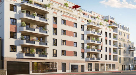 Programme immobilier neuf Le Palladio - Drancy résidence neuve proche métro RER et tram (93700) - Référence : 17212