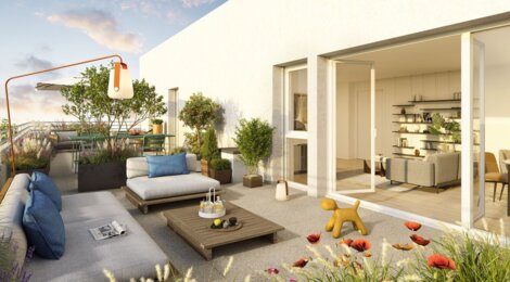 Programme immobilier neuf LES TERRASSES MARCEAU TR2 D1 - Drancy résidence proche du RER B Le Bourget (93700) - Référence : 18239