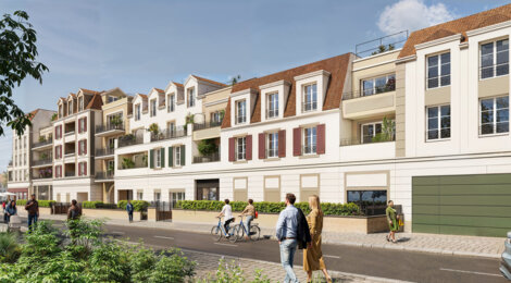 Programme immobilier neuf Résidence de L'Ormeteau - Dugny proche Paris appartements neufs accès RER B et Grand Paris (93440) - Référence : 17438