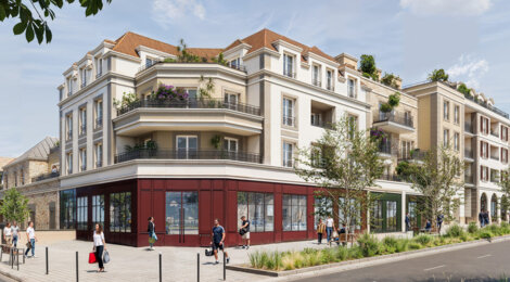 Programme immobilier neuf Résidence de L'Ormeteau - Dugny proche Paris appartements neufs accès RER B et Grand Paris (93440) - Référence : 17438