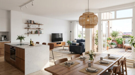 Programme immobilier neuf Le Domaine du Château (Le Château de Malnoue) - Émerainville à deux pas des bus et RER A et E (77184) - Référence : 9641