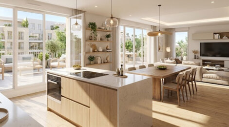 Programme immobilier neuf VILLA JOFFRE - Épinay-sur-Seine logements lumineux près du lac d’Enghien (93800) - Référence : 17401
