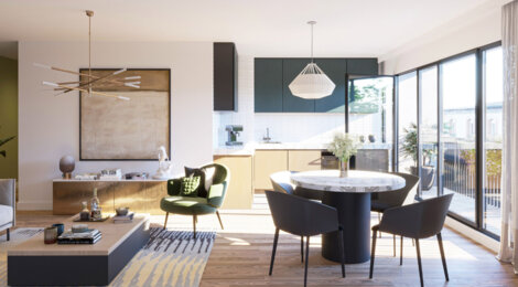 Programme immobilier neuf Ilot des Lumières - Épinay-sur-Seine proche de la ligne 13 dans un cadre contemporain (93800) - Référence : 16900
