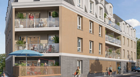 Programme immobilier neuf CŒUR FAUBOURG - Étampes à deux pas du  RER C (91150) - Référence : 13819
