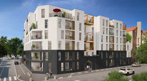 Programme immobilier neuf DESIGN - Evry-Courcouronnes : logements neufs lumineux et sécurisés près des commerces (91000) - Référence : 14861