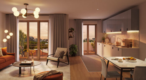 Programme immobilier neuf LES TOITS D'EVRY - Évry-Courcouronnes Parc aux Lièvres proche RER D (91000) - Référence : 17846