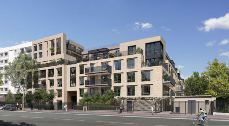 Programme immobilier neuf Les Terrasses de L'Hippodrome - Garches : logements neufs lumineux et sécurisés avec vue sur Saint-Cloud (92380) - Référence : 14963