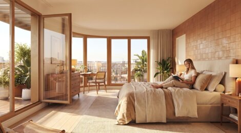 Programme immobilier neuf Serene A - Gennevilliers métro ligne 13 à 5 min à pied (92230) - Référence : 18347