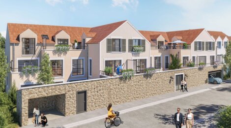 Programme immobilier neuf Coeur de ville - Le Clos de L'Yvette - Gif-sur-Yvette : logements neufs sécurisés et verdoyants proche des transports (91190) - Référence : 15433