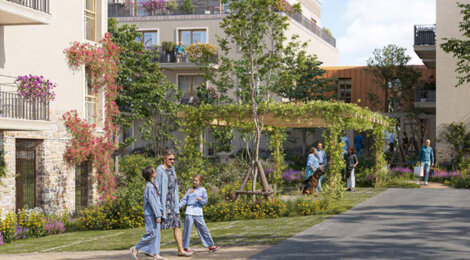 Programme immobilier neuf Le Clos de la Montcient - Hardricourt à proximité du centre et du Transilien J (78250) - Référence : 16382