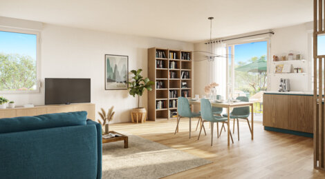 Programme immobilier neuf " Le 20 " - Hardricourt : logements neufs sécurisés et verdoyants proche des transports (78250) - Référence : 8083