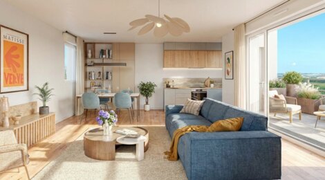 Programme immobilier neuf Domaine Des Longs Champs - Appartements - Houdan à 7 min à vélo du Transilien N (78550) - Référence : 16389