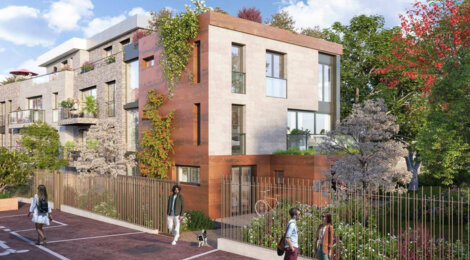 Programme immobilier neuf QUIETUDE - Issy-les-Moulineaux connexion rapide Paris métro 12 et RER C (92130) - Référence : 16279