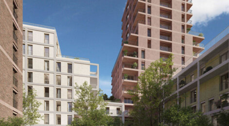 Programme immobilier neuf Ivry Confluences 1 - Ivry-sur-Seine à moins d’un kilomètre de la gare RER C (94200) - Référence : 16633