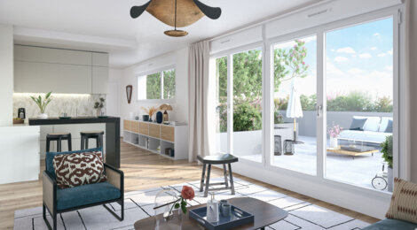 Programme immobilier neuf AVENUE DE L'INDUSTRIE - Ivry-sur-Seine : logements neufs écoresponsables et lumineux en bords de Seine (94200) - Référence : 18022