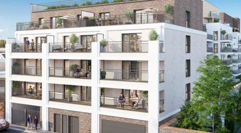Programme immobilier neuf 7 rue Gaston Monmousseau - Ivry-sur-Seine résidence contemporaine aux portes de Paris (94200) - Référence : 18235