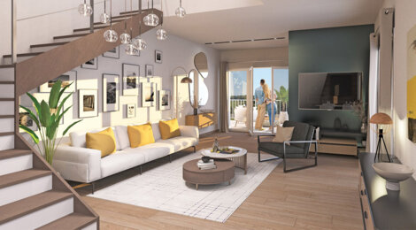 Programme immobilier neuf Les Terrasses de l’Hautil - Jouy-le-Moutier appartements avec extérieur proche RER A (95280) - Référence : 16135